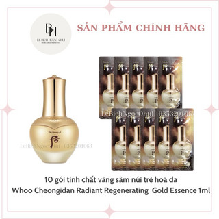 Combo 10 gói tinh chất vàng whoo tái sinh