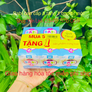 Tổ Yến chưng sẵn cho bé sợi yến thật 100% - babi bird Nutrinest lốc 5 hủ tặng 1 hủ