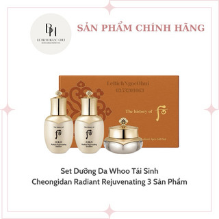 Set Dưỡng Da Whoo Tái Sinh Cheongidan Radiant Rejuvenating 3 Sản Phẩm