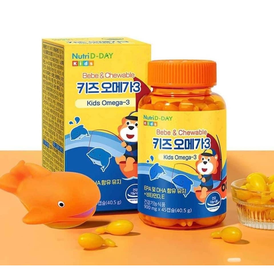 Combo 2 Omega3 cho bé nutriday