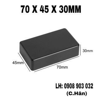 Hộp 70x45x30mm ( hộp gài) - Hộp nhựa đựng mạch điện tử.