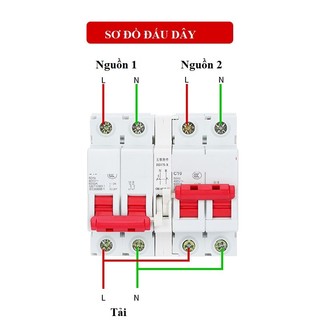 Cầu dao đảo chiều dạng Aptomat 2P 32A - 2P 63A