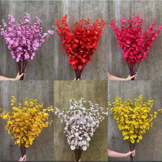 Hoa giả - Hoa mai hoa đào giả trang trí ngày Tết siêu xinh