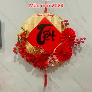Mẹt trang trí tết 2024 mẫu mới nhất, mẹt 35cm