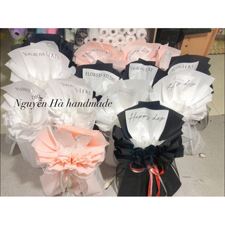 Cốt giấy Hàn cắm 20 bông sáp (Ảnh thật shop tự chụp nhé ạ)