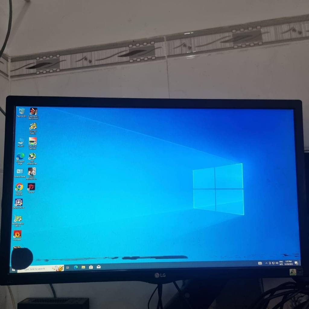 Màn hình LG 24inch lỗi, xem camera, test máy.