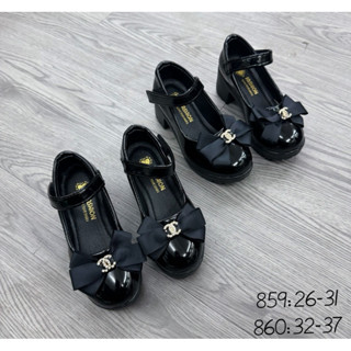 [FORM NHỎ TĂNG SIZE] Giày cao gót cho bé cực đẹp gắn nơ xinh, giày cao gót độn đế xinh cho bé gái