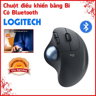 Chuột Bluetooth hàng hiệu Logitech ergonomic M575 trackball Macbook cho máy tính laptop CAD CAM