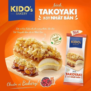 Bánh mì tươi kido : takoyaki sốt nhật bản