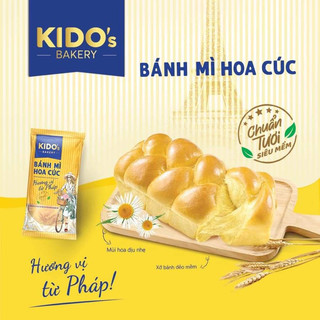 Bánh mì tươi kido : bánh mì hoa cúc