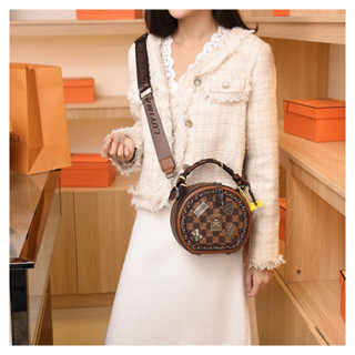 Túi đeo chéo đeo vai charm đồng tròn 928