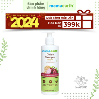 Dầu gội hành mọc tóc giảm rụng Mamaearth 400ml
