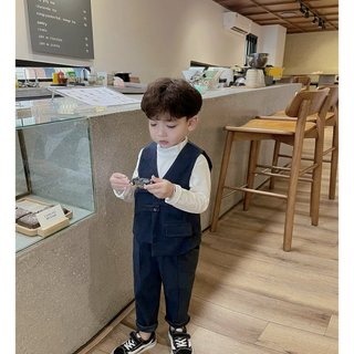 Gile bé trai,set bé trai, áo gile bé trai kêm quần Beemo 1 tuổi đến 7 tuổi 8kg đến 24kg lịch lãm, style Hàn, đồ mặc tết