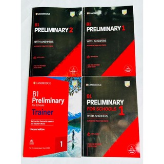Cambridge B1 Preliminary 4 cuốn Kèm audio