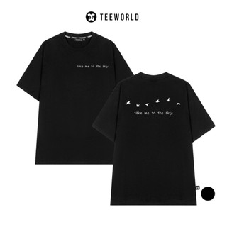 Áo thun local brand teeworld take me to the sky t-shirt nam nữ unisex