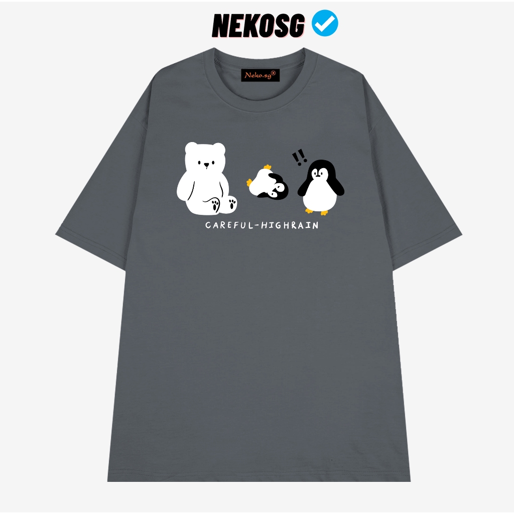 Áo thun tay lỡ form rộng unisex Neko.sg ATL453