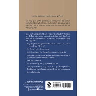 Sách - Thuật Quản Lý Thời Gian - Brian Tracy