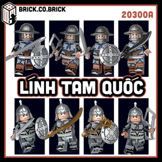 Lính tam quốc đồ chơi lắp ráp lính trung cổ lính ngụy lính thục mô hình lính hán lính đông ngô tam quốc 20300a