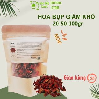 Hoa atiso đỏ, hoa bụp giấm khô thuận tự nhiên phơi khô bổ sung vitamin C