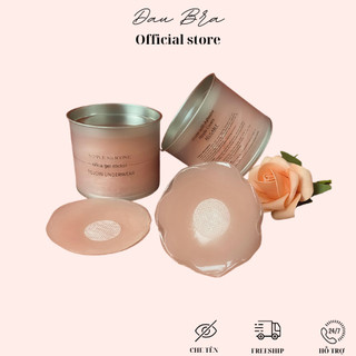 Hộp 5 đôi dán ngực Silicon dùng lại được nhiều lần Miếng dán ngực silicon dán ti Dâu Bra DBRA61