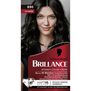 Thuốc nhuộm tóc Schwarzkopf Brillance 890 _Màu đen