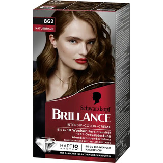 Thuốc nhuộm tóc Schwarzkopf Brillance 862 _ Màu nâu tự nhiên