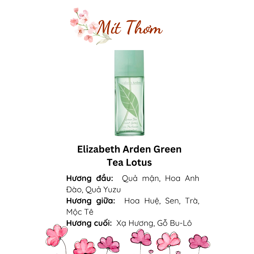 Nước Hoa Nữ Elizabeth Arden Green Tea Lotus