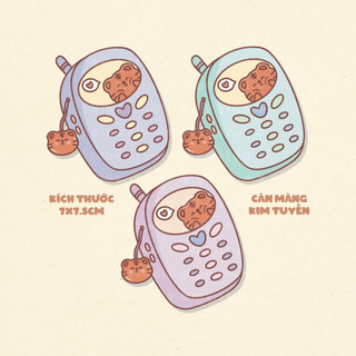 Bibe | Cọp Chan Cellphone Die Cut Sticker | Hình Dán Trang Trí Sổ Planner, Bullet Journal