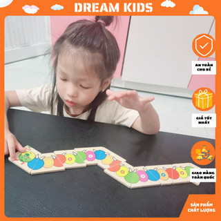 Ghép hình con sâu gỗ Winwin toys