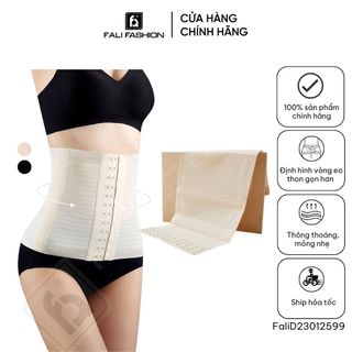 Đai Nịt Bụng Latex Giảm Mỡ Sau Sinh FALI Định Hình Eo Thon Gọn Siêu Mỏng Tàng Hình Cao Cấp Size M/L/XL/2XL FDNB01
