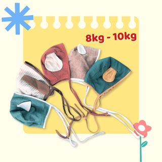 [Size 8kg - 10kg] Nón xinh thiết kế cho bé - Mẫu ngẫu nhiên