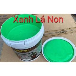 Sơn màu Xanh Lá Non SUPON sơn ngoại thất hệ bóng