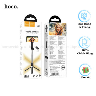 Gậy Chụp Ảnh Tripod Hoco K20, K17.Gậy Selfie cầm tay có remote sử dụng cho đa thiết bị