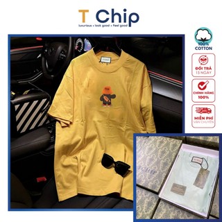 (Full Box) Áo thun tay lỡ form rộng TChip Mã H266 - Áo thun nam nữ cổ tròn unisex nhiều màu lựa chọn Oversize in hình