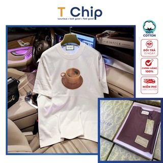 (Full Box) Áo thun tay lỡ form rộng TChip Mã H269 - Áo thun nam nữ cổ tròn unisex nhiều màu lựa chọn Oversize in hình