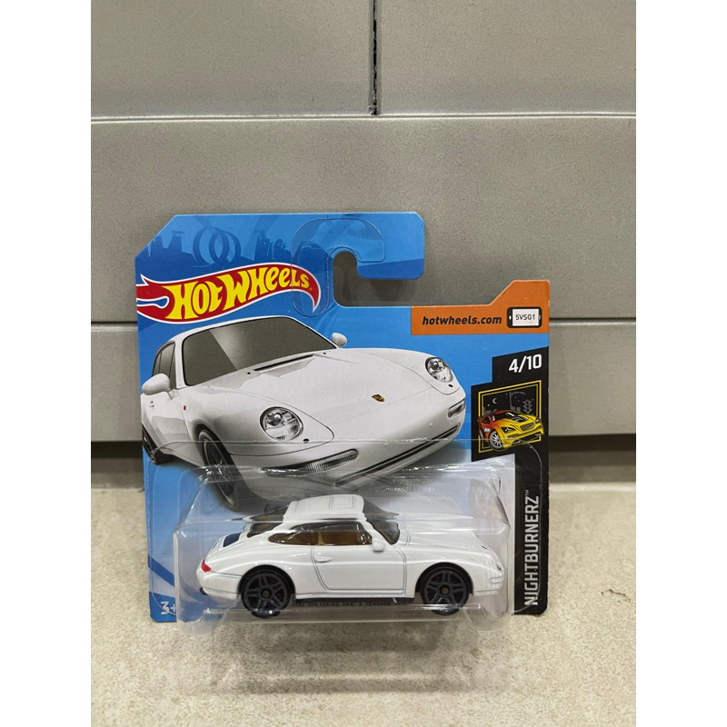 Xe mô hình đồ chơi Hotwheels 1:64 - '96 Porsche Carrera (card ngắn)