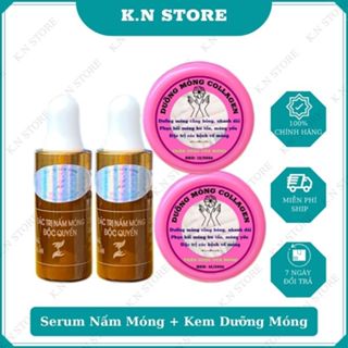 [Combo Serum Nấm Móng và Kem Dưỡng Móng] Giúp Cải Thiện, Phục Hồi Móng Tay, Chân, Nhanh Dài Cứng
