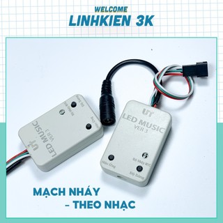 ( BẢN 2024 CODE 100 LED ) Mạch điều khiển ĐÈN LED nháy theo nhạc 1903 FullColor [ Đã nạp Full hiệu ứng ]