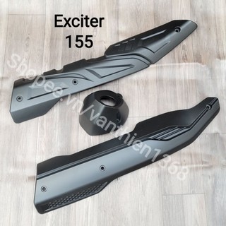 Che Pô Ốp Pô EXCITER 155 2021->2024 Kiểu Malay Đen Nhám