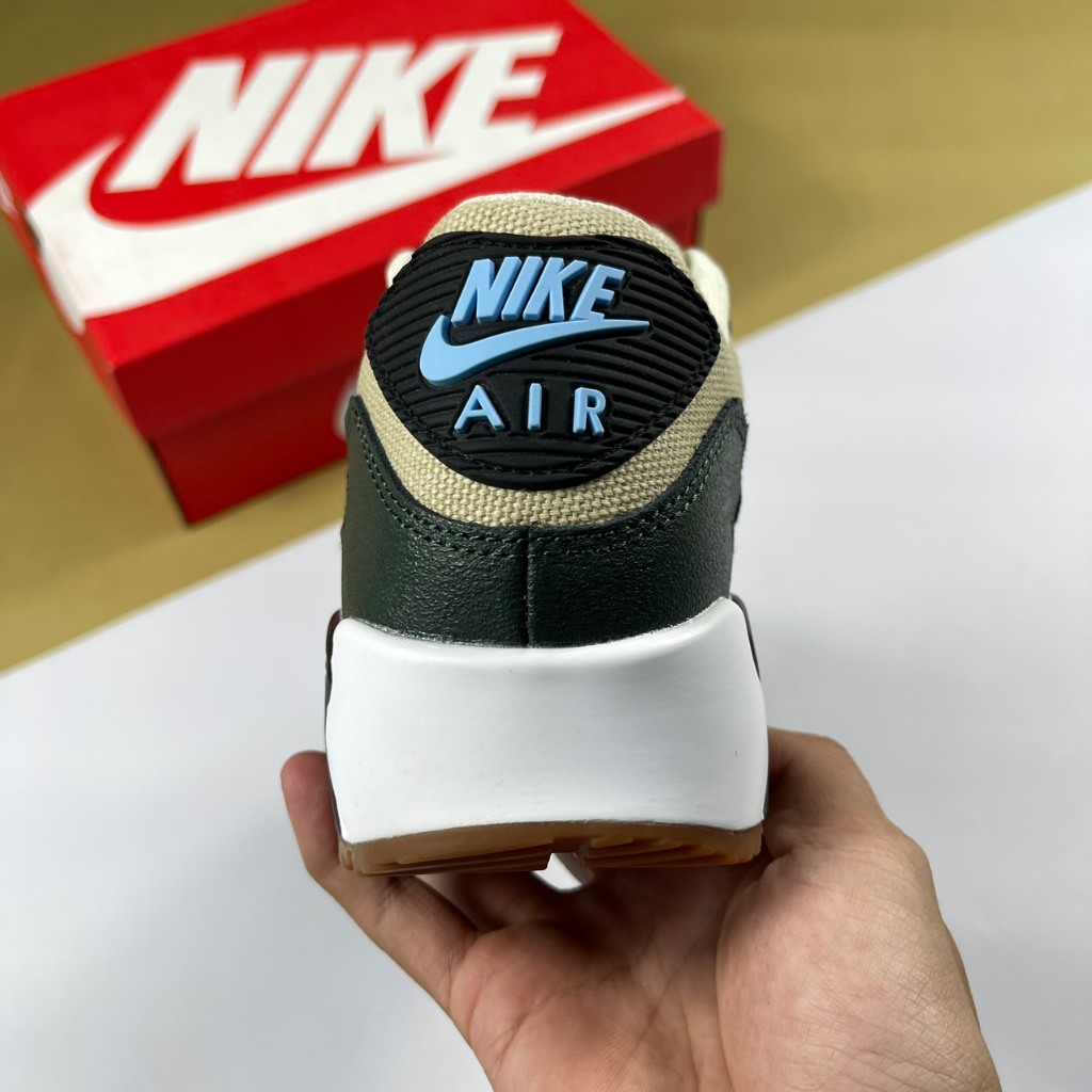 Giày Max 90 Rattan, Max 90 Nâu Xanh Rêu Kem - Than.Shoes
