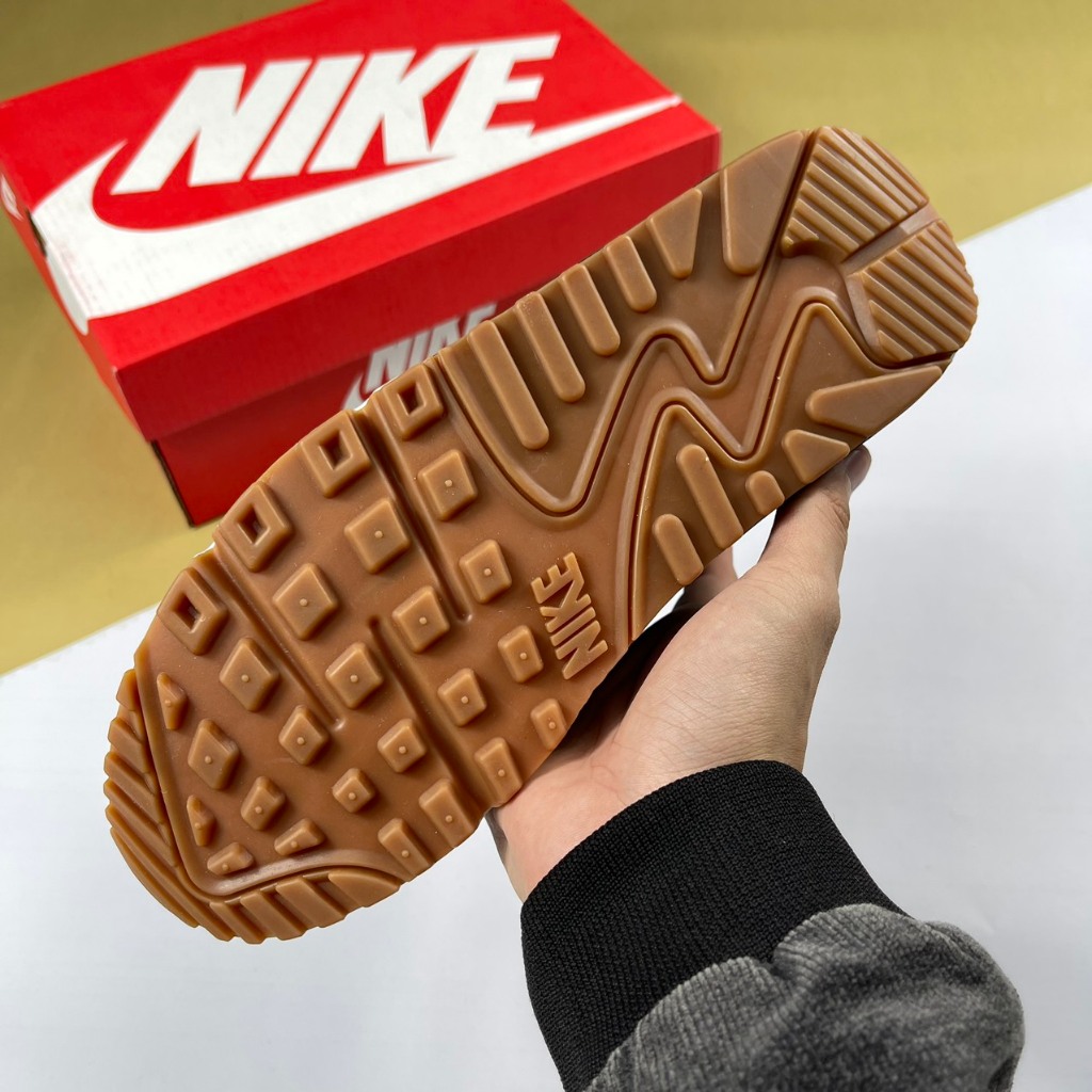 Giày Max 90 Rattan, Max 90 Nâu Xanh Rêu Kem - Than.Shoes
