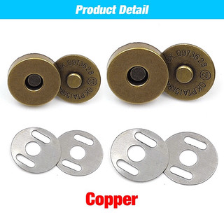10 bộ nút hít nam châm gắn túi xách size 18mm