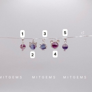Vòng Cổ Flourite Mitgems ( Mặt dây  + Dây vòng cổ)