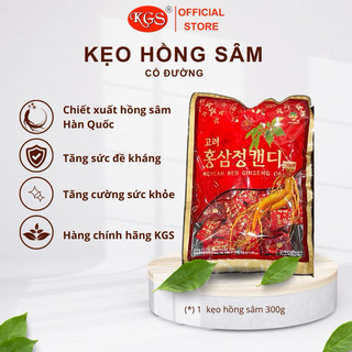 Kẹo hồng sâm 300g - chính hãng kgs