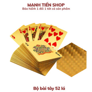 Bài Tây Màu Vàng 100$ USA Cao Cấp Nhũ Vàng Chống Thấm Nước