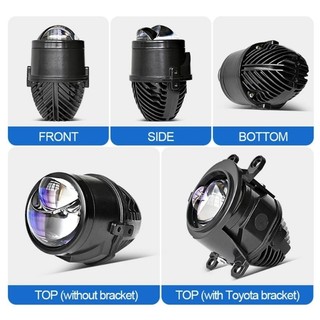 Five star đèn bi gầm led 2 inch có trợ pha laser siêu sáng. lắp đặt như đèn zin. bao dùng thử 30 ngày