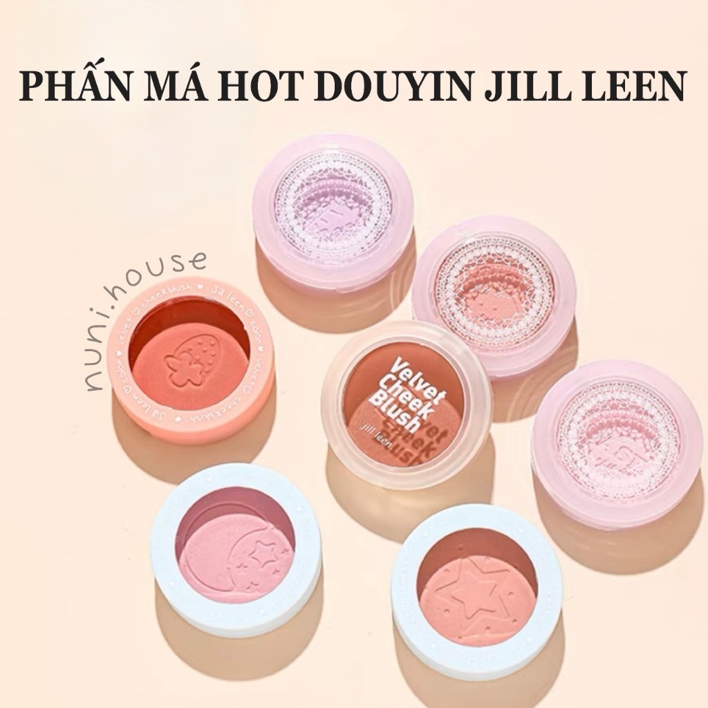 [PHẤN MÁ HOT DOUYIN JILL LEEN] Phấn Má Hồng Jill Leen Lấp Lánh Không Thấm Nước Làm Sáng Tone Màu Da | BigBuy360 - bigbuy360.vn