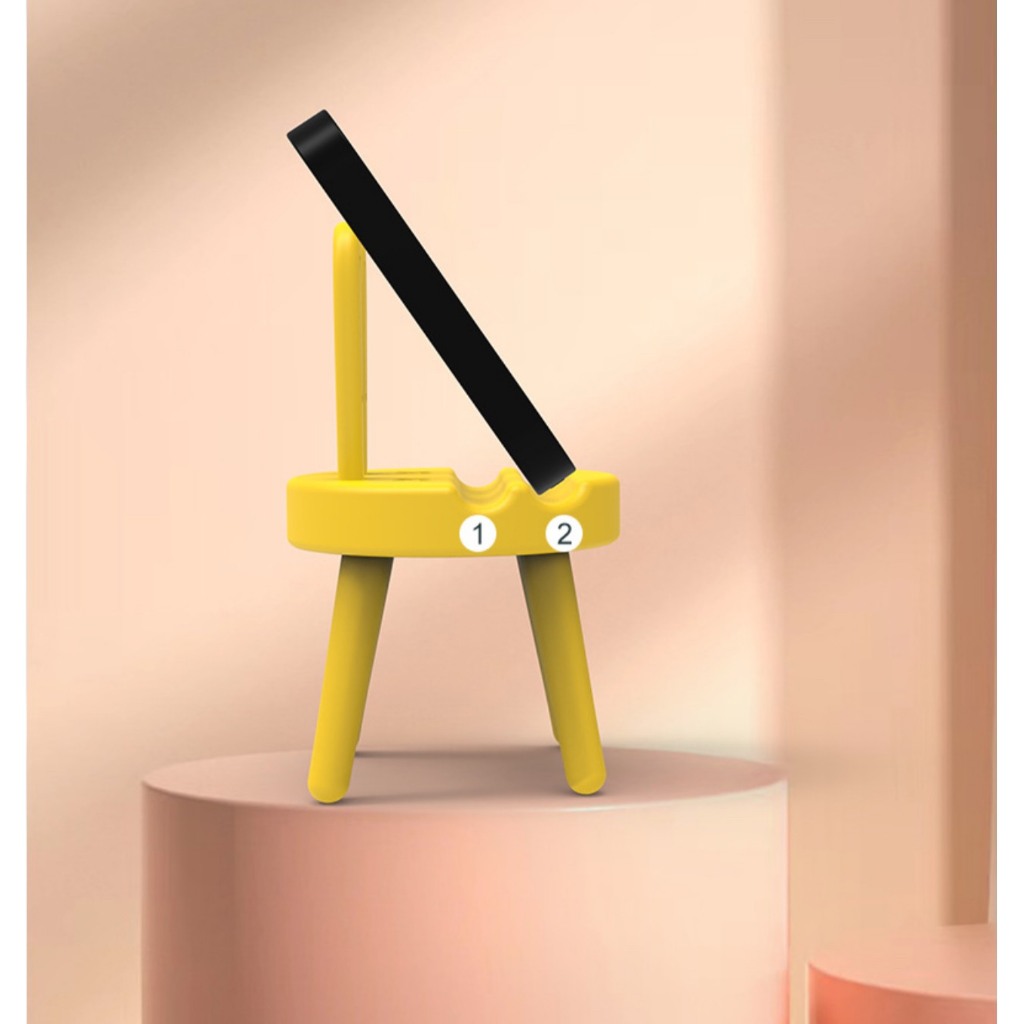 Kệ Kê Điện Thoại Hình Ghế Hình Tai Thỏ Pastel