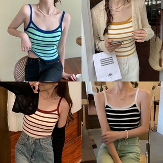 áo bra hai dây kẻ ngang B12, áo bra tôn dáng thời trang hàn quốc