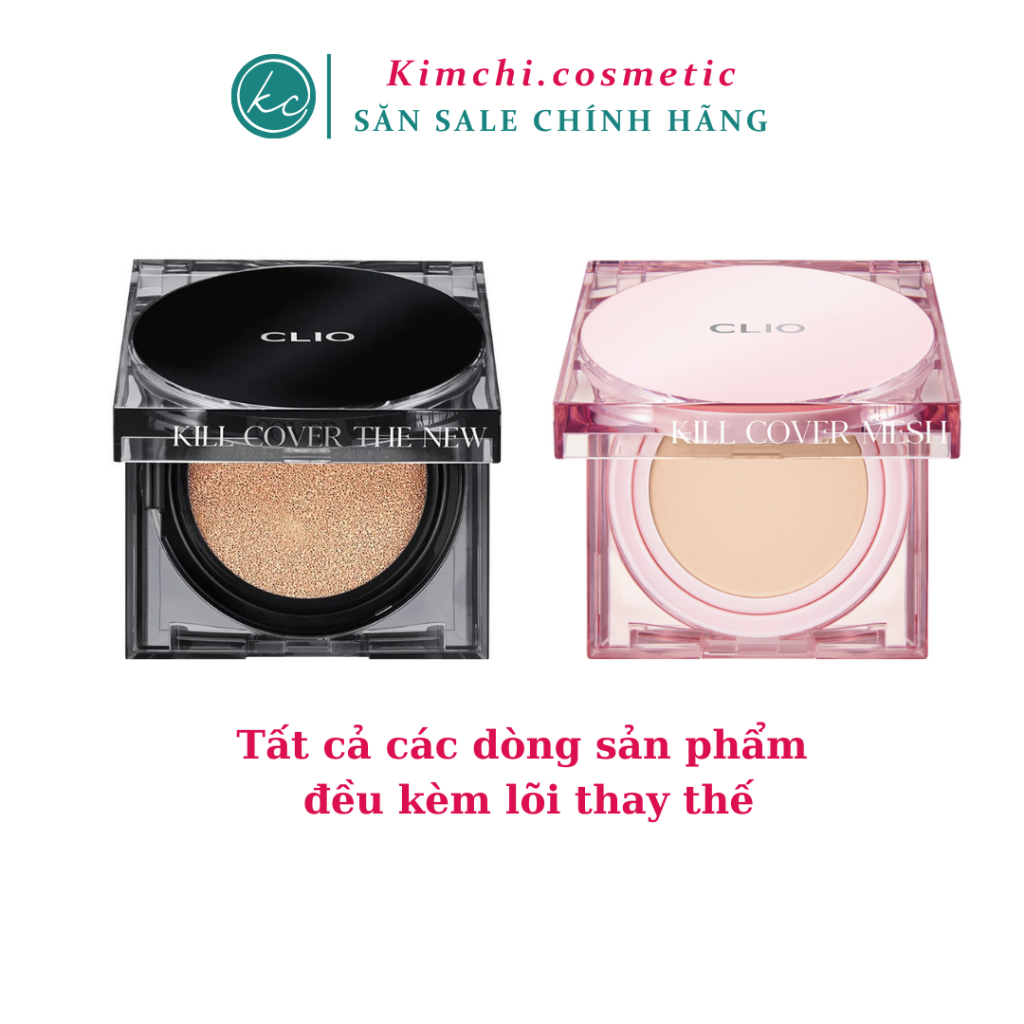 Phấn Nước Clio Kill Cover Cushion XP SPF 50+ PA +++ (KÈM LÕI THAY)